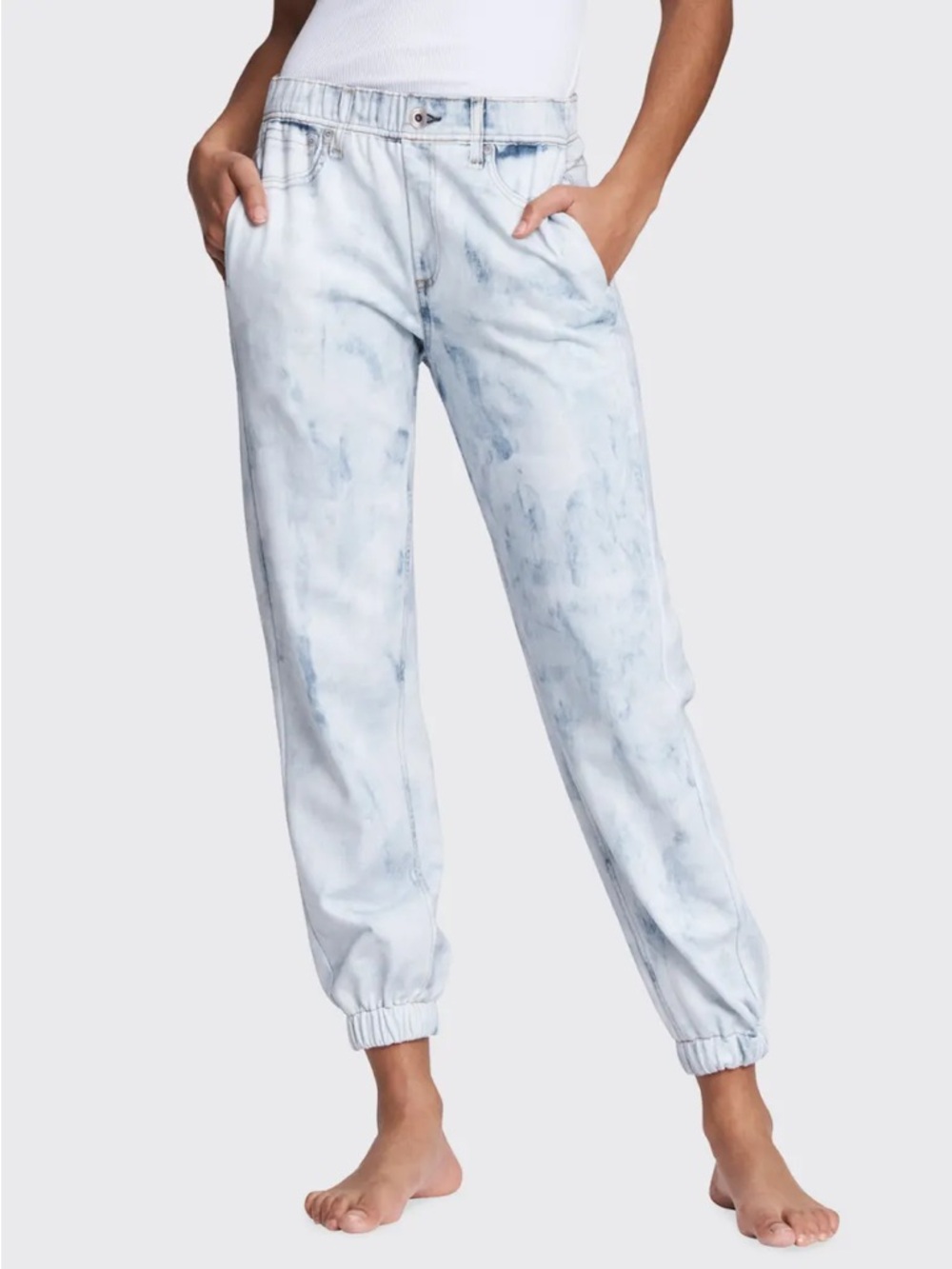 Rag & Bone Miramar Sweatpants in Acid Oasis Faux Jean Sweatpants Womens Size XS